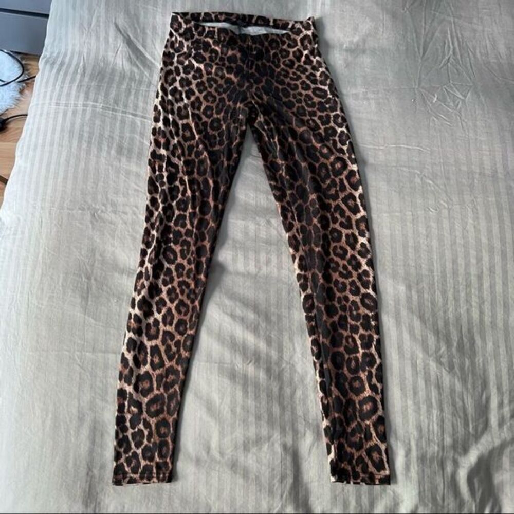 Topshop leopard animal print leggings
